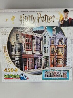 Harry Potter Wizarding World Wrebbit 3D Jigsaw Puzzle Diagon Alley 450 Piece